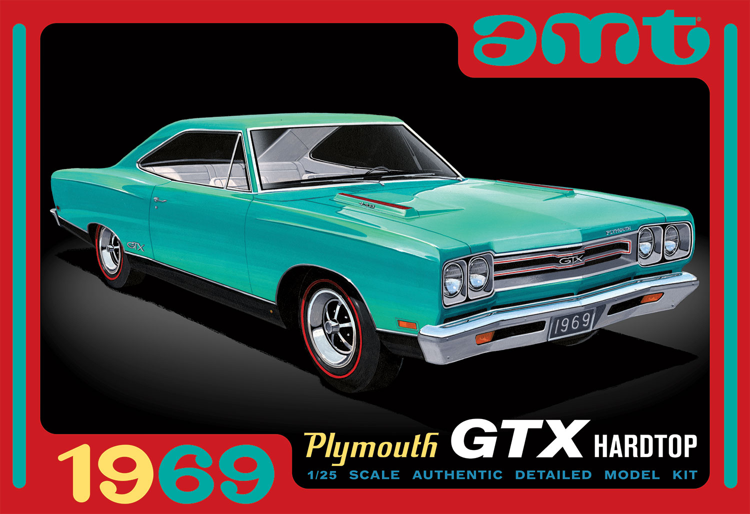 AMT 1483 - 1969 Plymouth GTX Hardtop